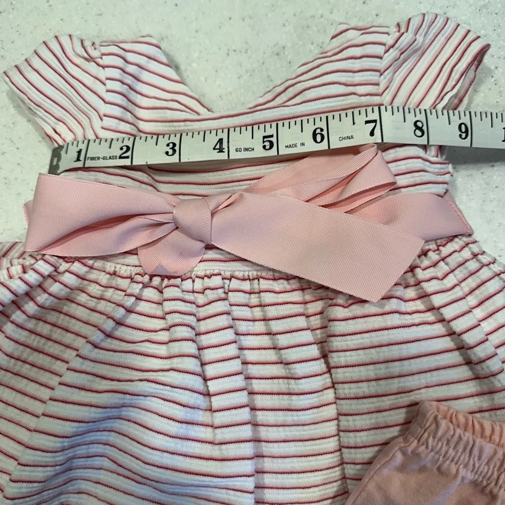 Ralph Lauren Cap Sleeved 3M Baby Girl Dress & Carter’s Bloomers! Pink & …